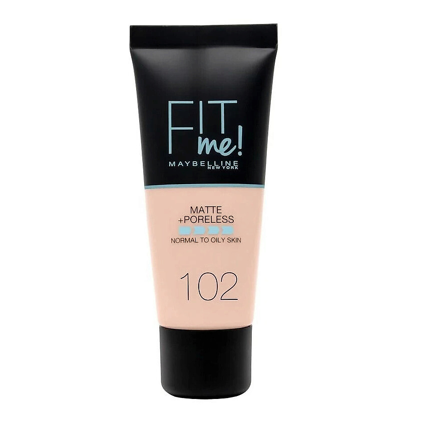 Изображение товара Maybelline Fit Me Matte & Poreless Тональный крем для жирной кожи 102 Fair Ivory