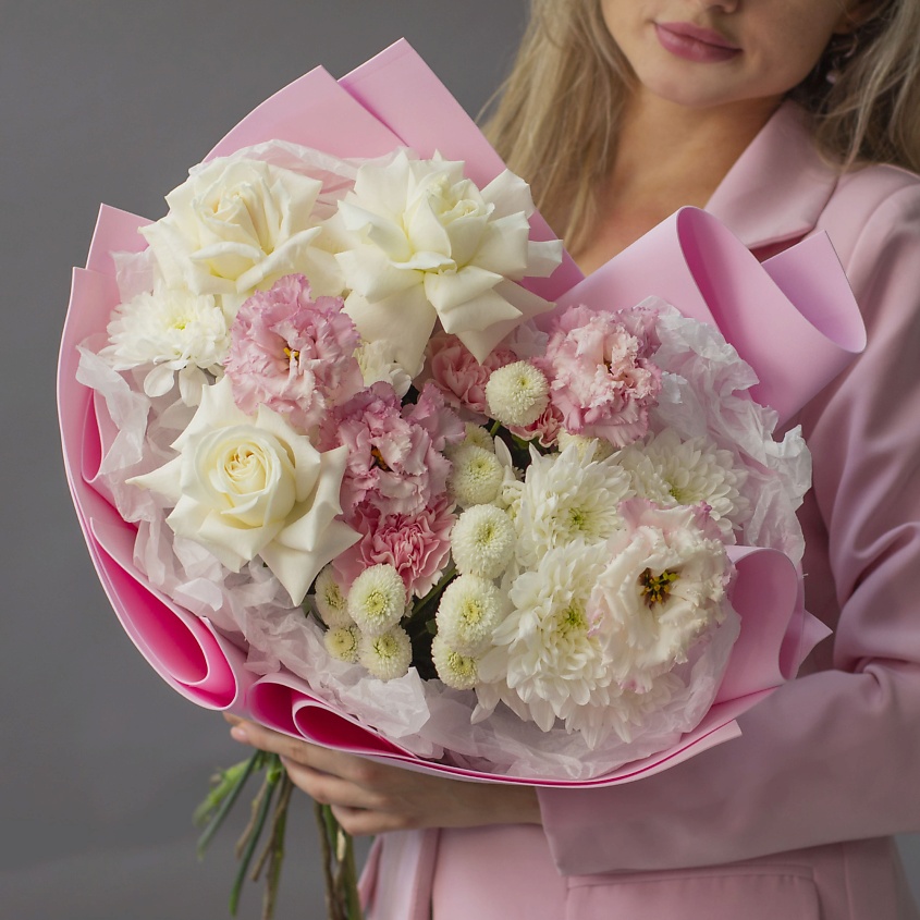 Изображение товара ПОВОД НАЙДЕТСЯ Букет Малиновое вино - дизайнерский букет цветов для подарка