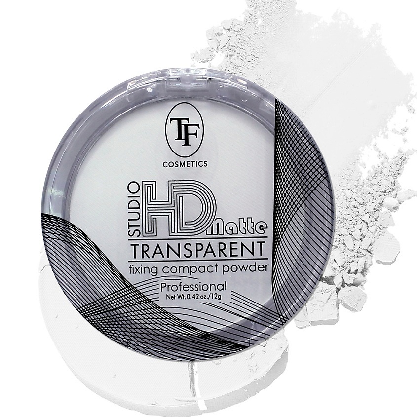 Изображение товара TF Пудра компактная прозрачная Studio HD Transparent fixing compakt powder, Фиксирующая