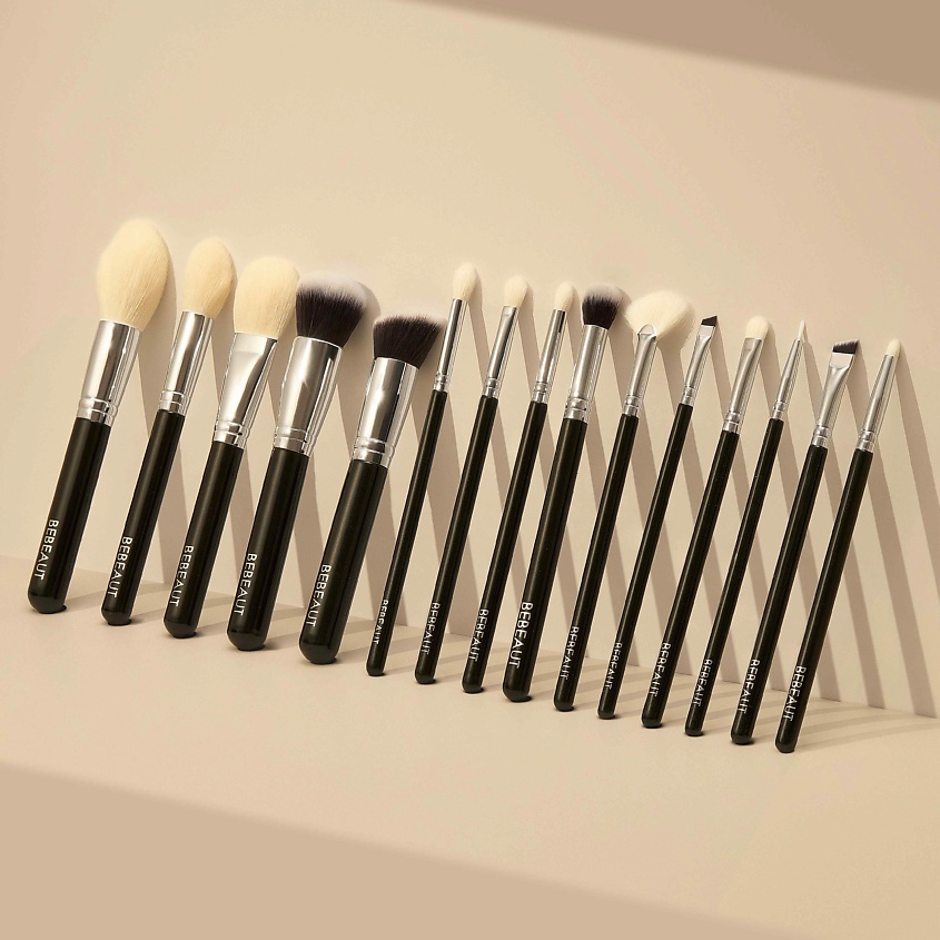 Изображение товара Набор кистей для макияжа из 15 штук BEBEAUT профессиональный косметический набор