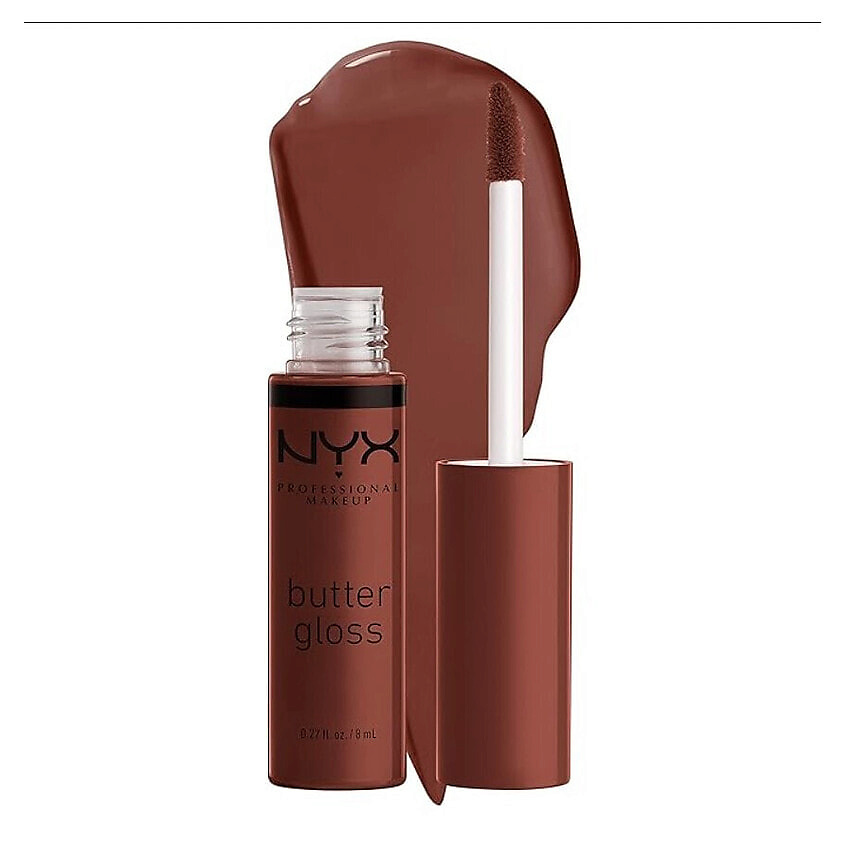 Изображение товара NYX PROFESSIONAL MAKEUP Блеск для губ Butter Gloss 51 Brownie Drip