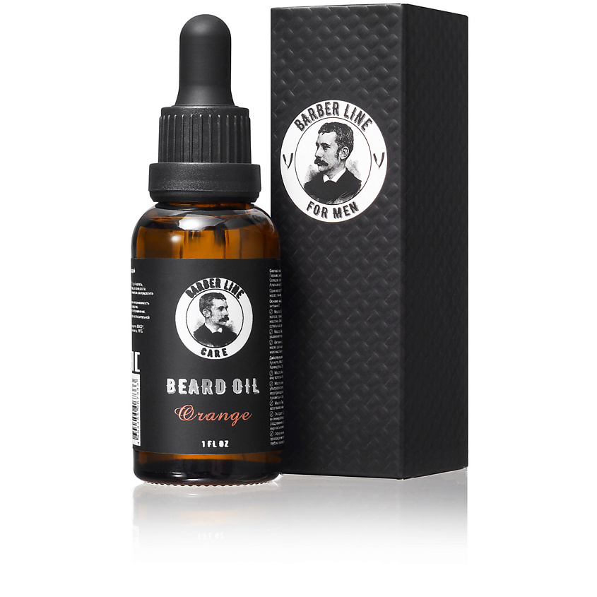 Изображение товара BARBER LINE FOR MEN Масло для бороды, Апельсин, 30 мл.