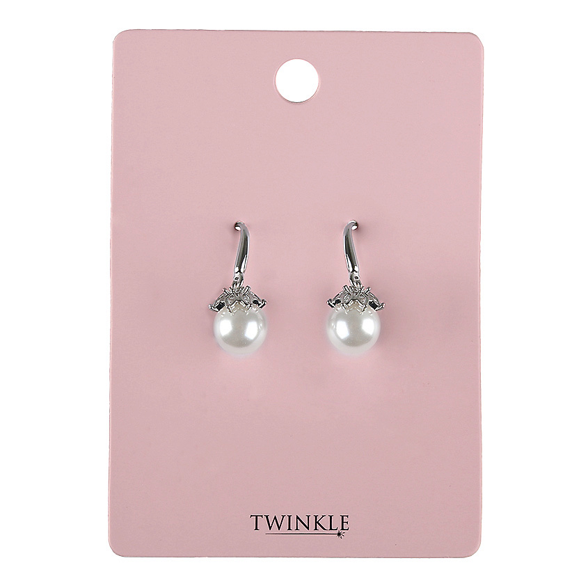 Изображение товара TWINKLE Серьги Pearls 1 шт. элегантные украшения для женщин