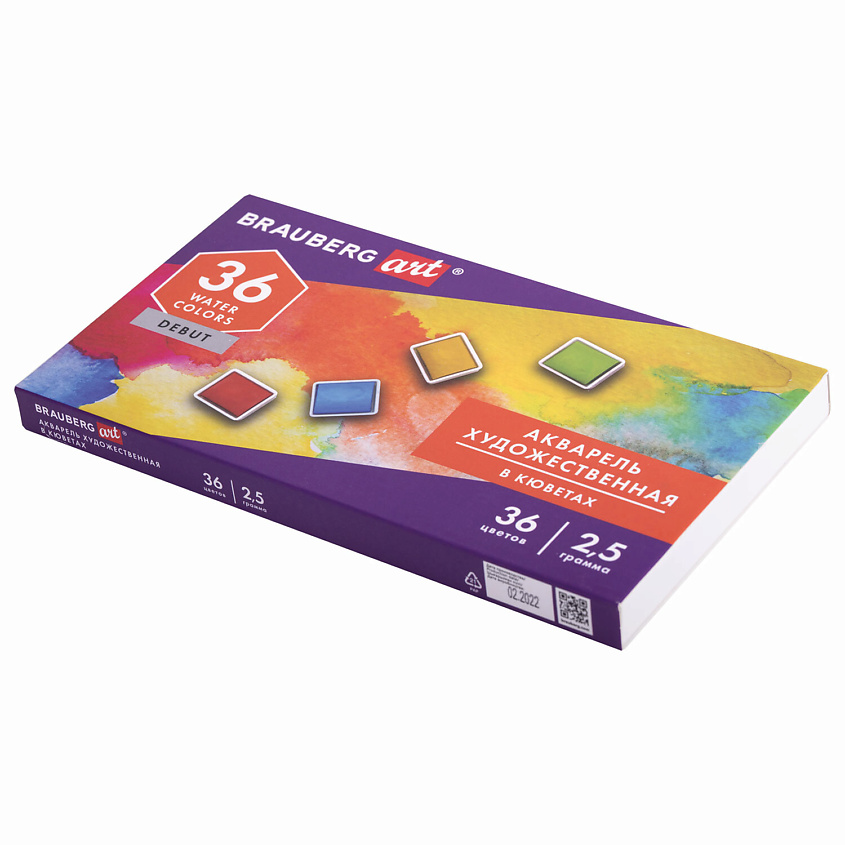 Изображение товара BRAUBERG Акварель художественная ART DEBUT, Комбинированный