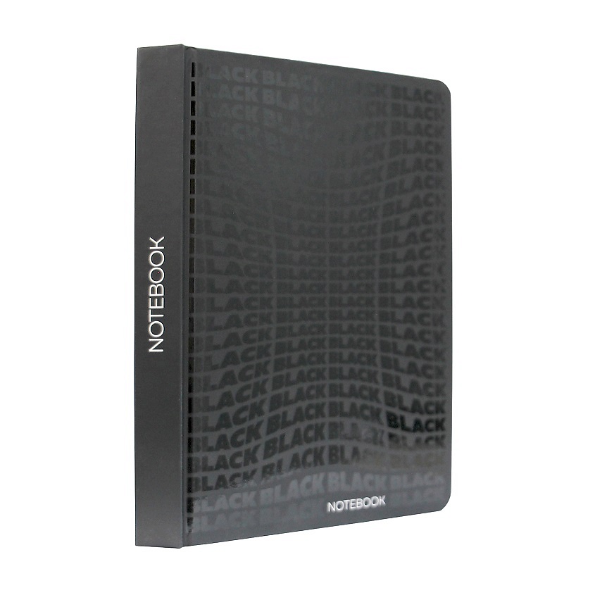 Изображение товара MYART Ежедневник недатированный Total Black 2, в линию, твердая обложка, Black 2