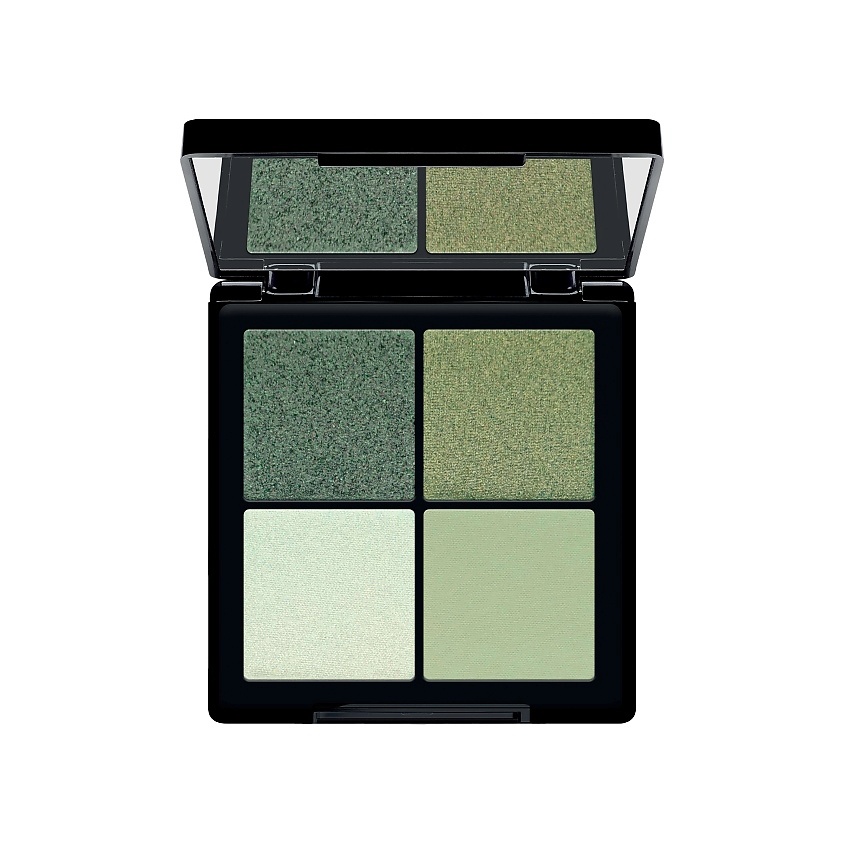 Изображение товара MAKE UP FACTORY Палетка теней Artist Studio Quad, № 52 Green Secret, 7 г