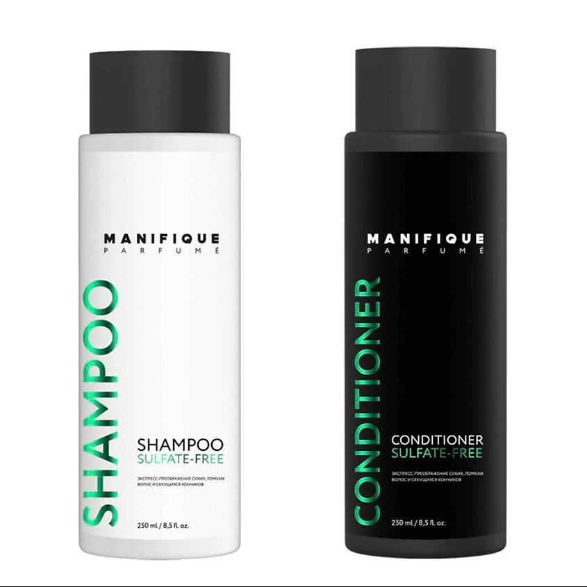 Изображение товара MANIFIQUE Шампунь и кондиционер для волос бессульфатный, 1 шт.