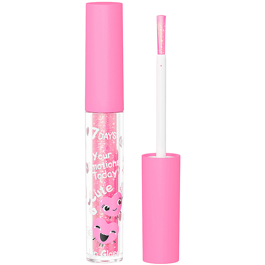 Изображение товара 7DAYS блеск для губ CUTE, 112 Sweet Heart; 2,5 мл