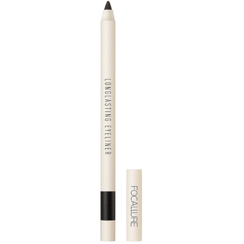Изображение товара Карандаш для глаз FOCALLURE Lasting Soft Gel Pencil № 01 Высокие шпильки, стойкий макияж