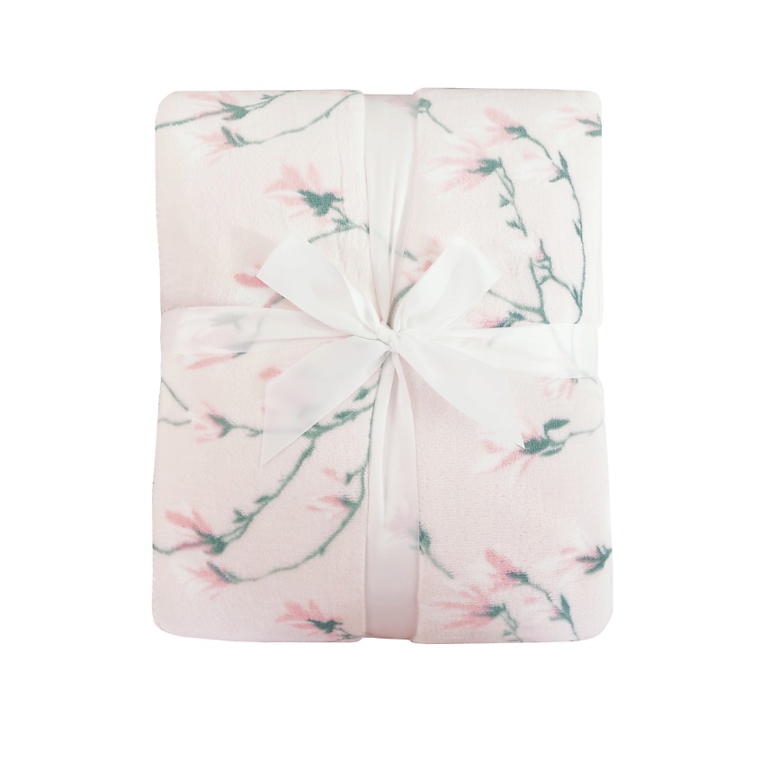 Изображение товара ARYA HOME COLLECTION Плед Astilbe, Плед Arya 200x220 Astilbe Розовый, Зёленый