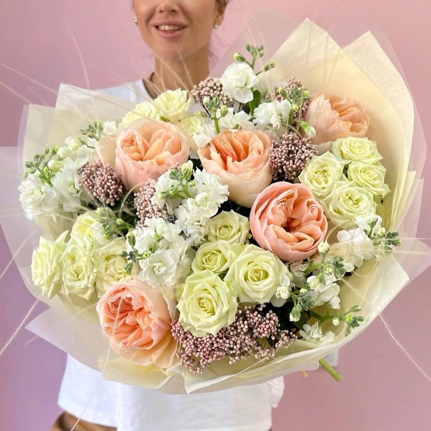 Изображение товара ЗАЦВЕТАЙ. ЦВЕТОЧНЫЙ БУТИК Букет «Лимонный тарт», 1 шт.