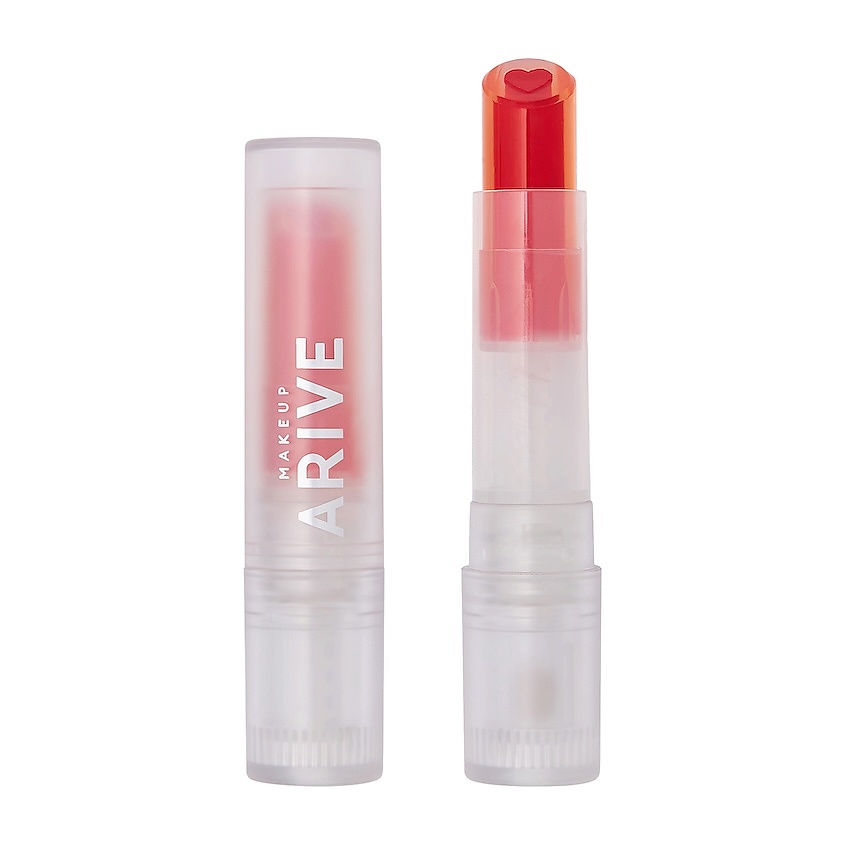 Изображение товара ARIVE MAKEUP Оттеночный солнцезащитный бальзам для губ Pretty Protective Tinted Lip Balm SPF 30 PA++, 03 Powerful - холодный красный, 3,2 г