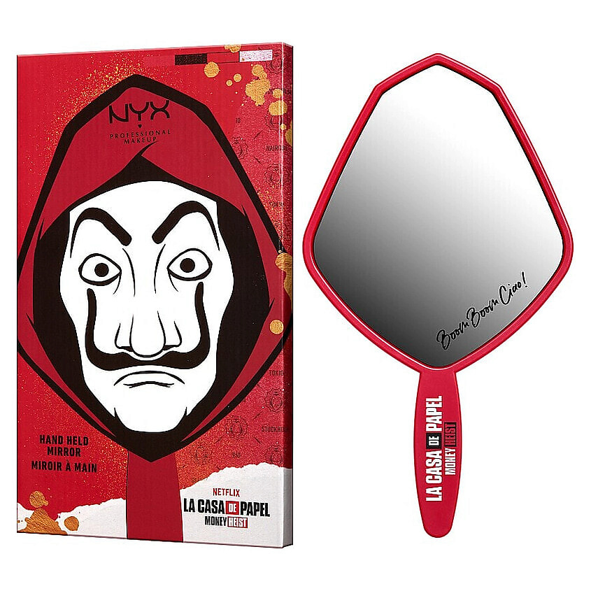 Изображение товара NYX PROFESSIONAL MAKEUP Зеркало с дизайном La Casa de Papel, 1 шт.