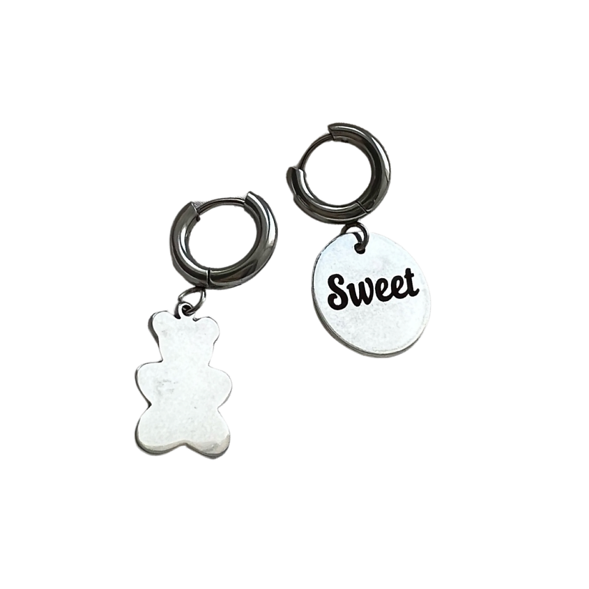 Изображение товара Ассиметричные серьги из нержавеющей стали от Сочиняй мечты