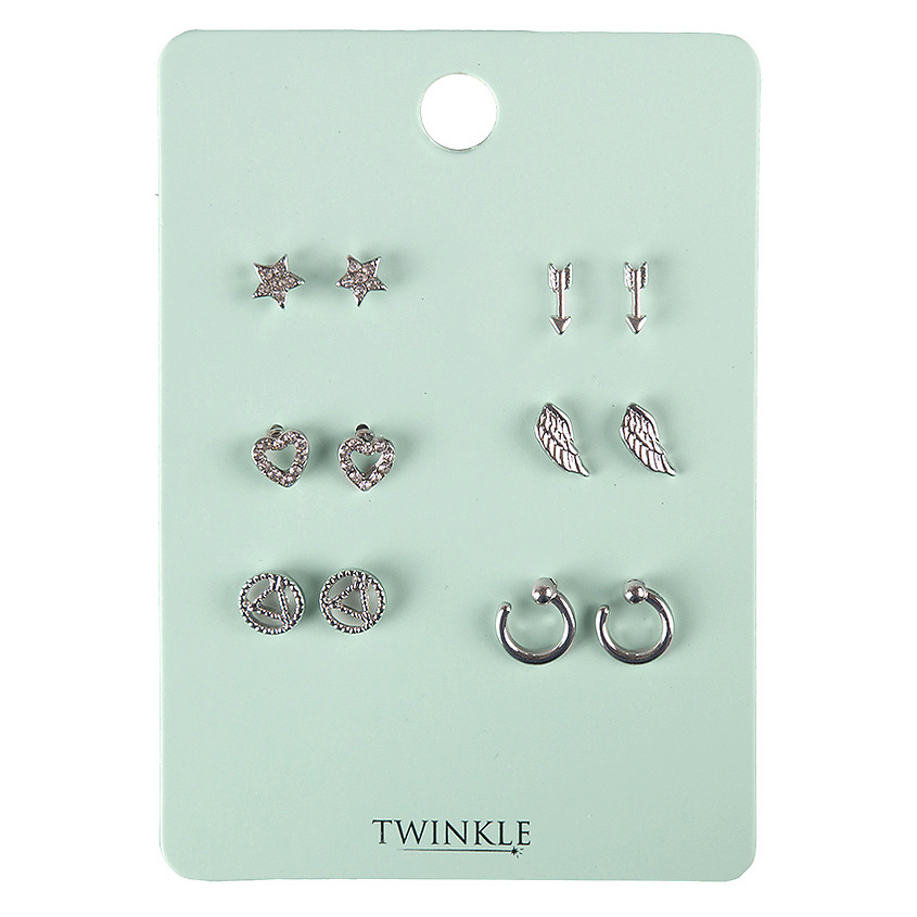 Изображение товара TWINKLE Серьги набор 1, 1 шт.