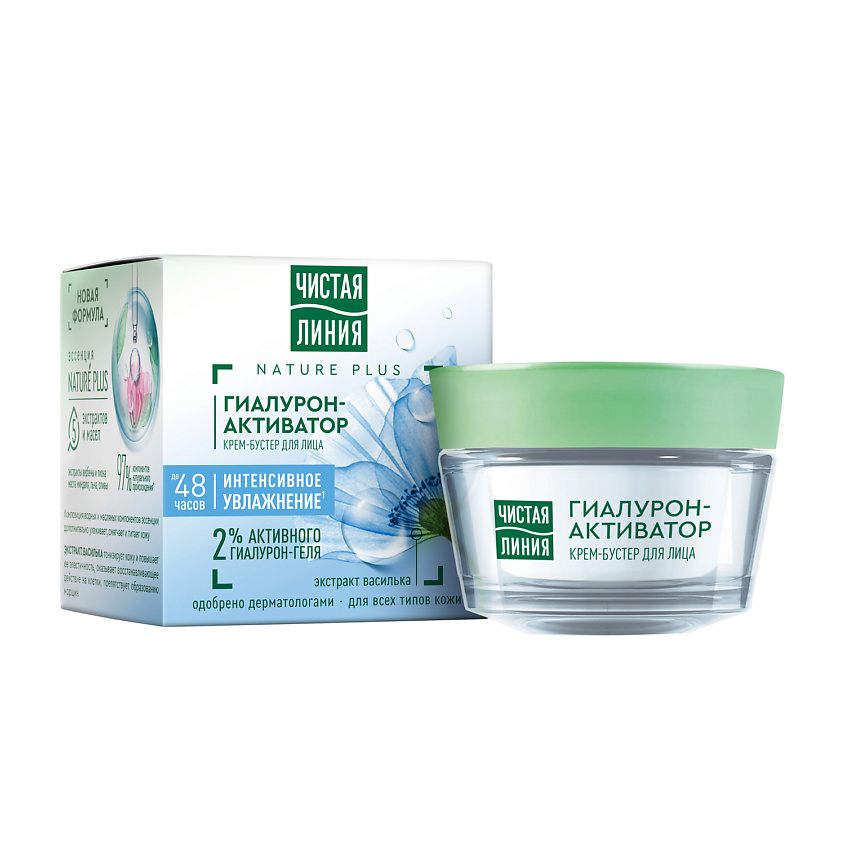 Изображение товара ЧИСТАЯ ЛИНИЯ ИДЕАЛЬНАЯ КОЖА Крем - Аква придающий матовость, 50 мл