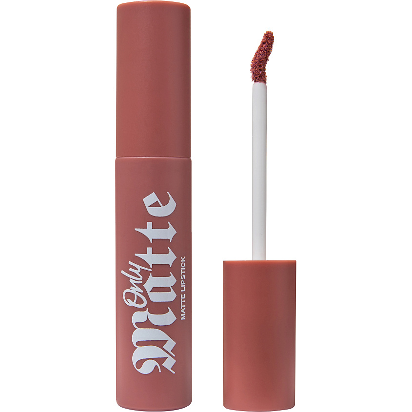 Изображение товара BEAUTY BOMB Матовая жидкая помада Only Matte, 02 светло-розовый нежный нюд, 3,3 мл