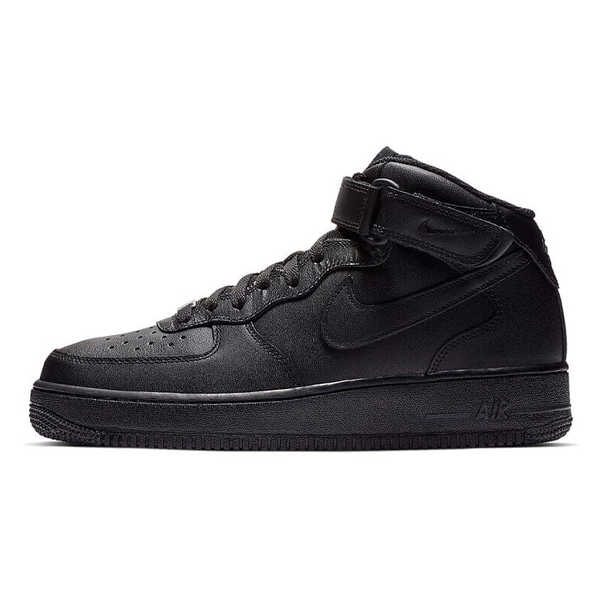 Изображение товара Кроссовки Nike Air Force 1 Mid "Triple Black" для треккинга