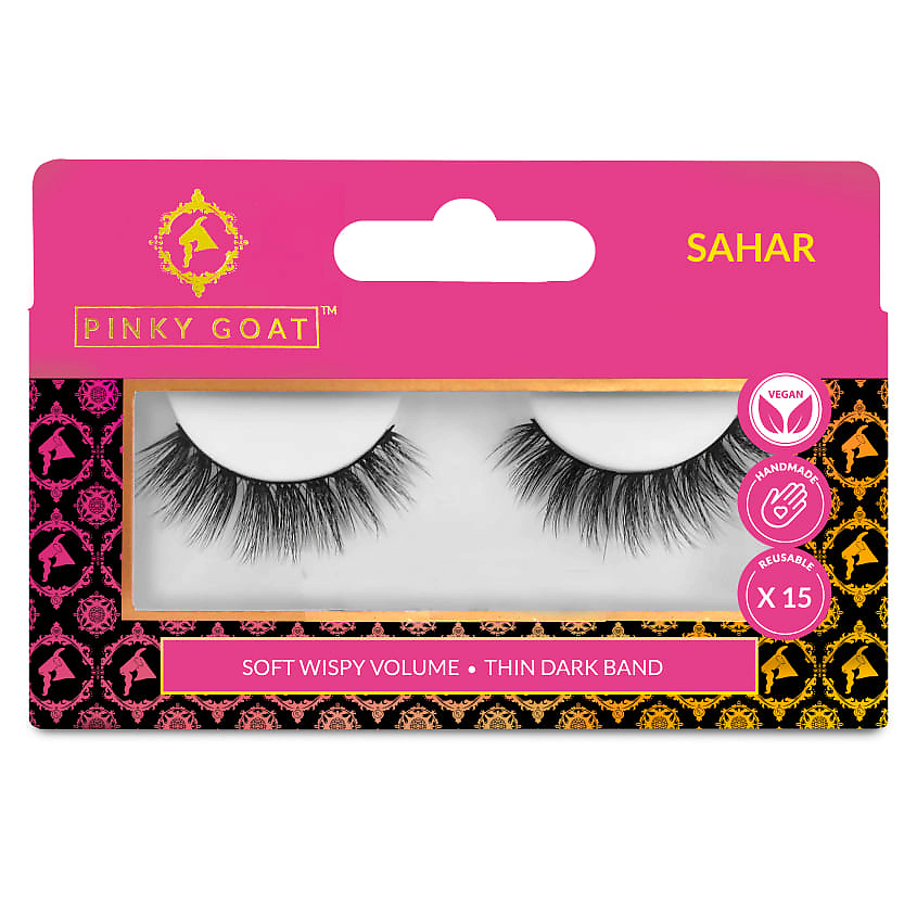 Изображение товара PINKY GOAT Ресницы накладные удлиняющие SAHAR, 1 шт.