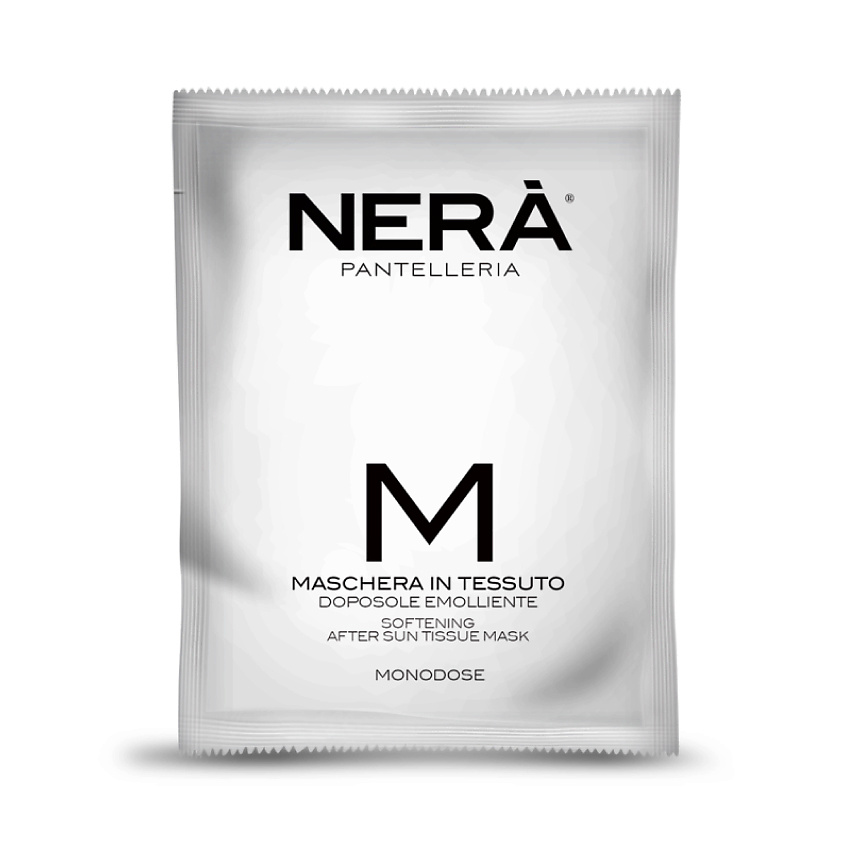 Изображение товара NERA PANTELLERIA Маска тканевая для ухода за кожей после загара Maschera in Tessuto, 1 шт