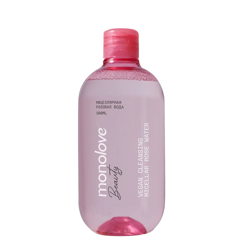 Изображение товара Мицеллярная вода MONOLOVE BIO VEGAN MICELLAR ROSE WATER для лица для всех типов кожи