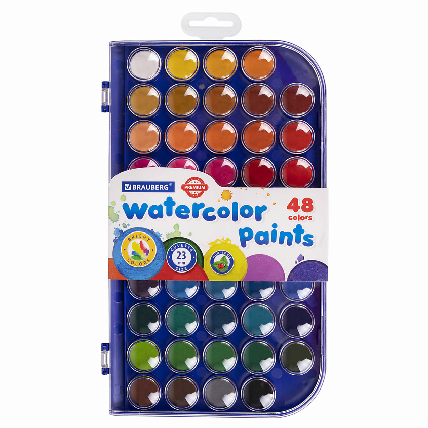 Изображение товара Акварельные краски BRAUBERG PREMIUM для художественных работ и обучения