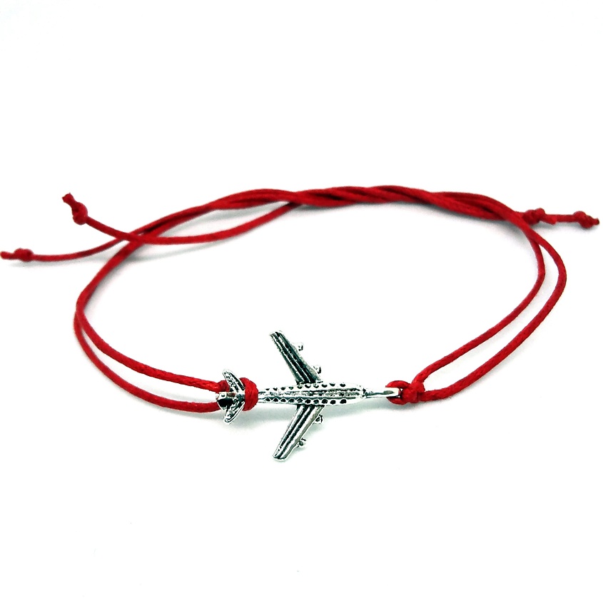 Изображение товара Браслет желаний Самолет стильный аксессуар для мотивации и исполнения мечт
