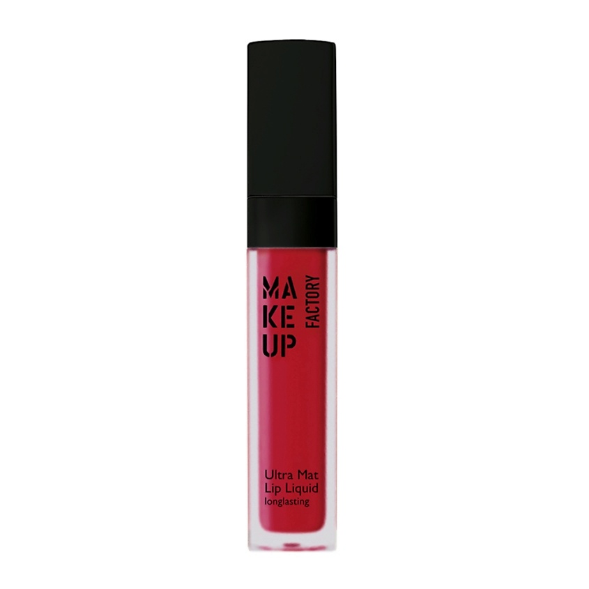 Изображение товара MAKE UP FACTORY Помада для губ матовая жидкая Ultra Mat Lip Liquid Longlasting, № 52 Cherry red, 6 мл