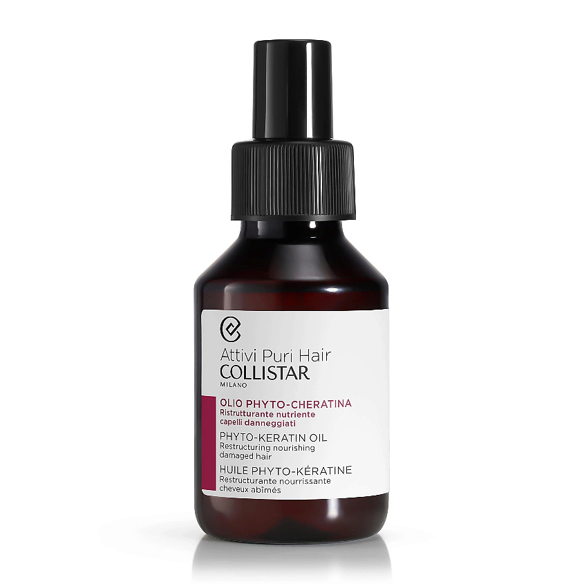 Изображение товара Масло для волос COLLISTAR с фито-кератином и увлажняющим действием 100 мл