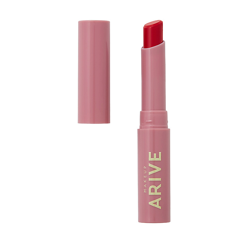 Изображение товара ARIVE MAKEUP Увлажняющая помада Balm Lipstick, 06 Recharge - яркий теплый красный, 2 г