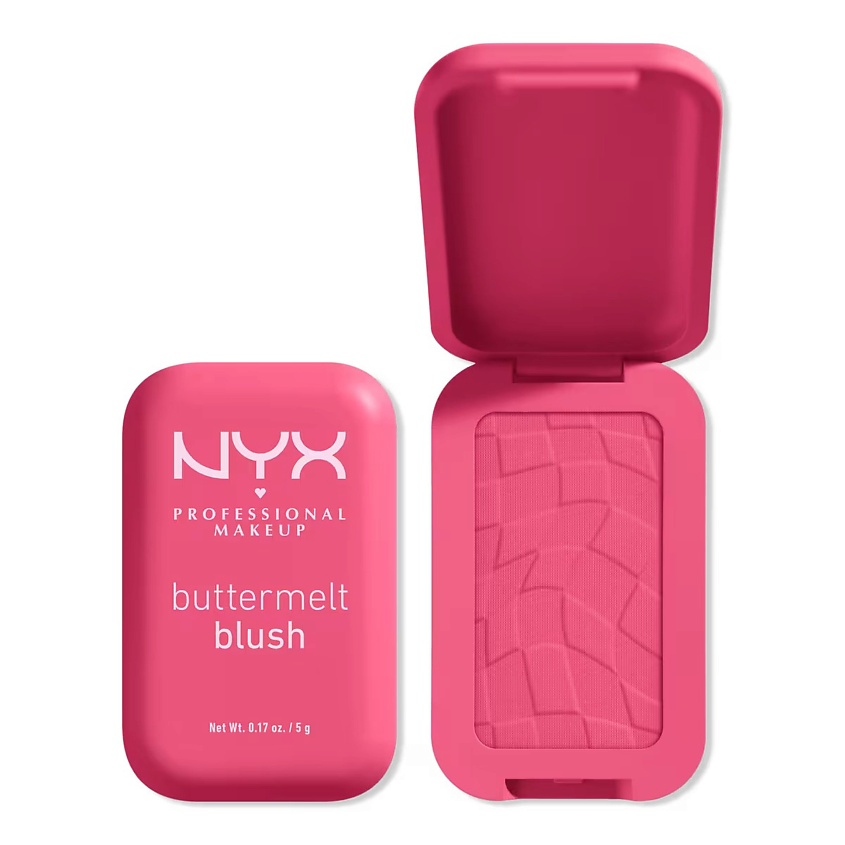 Изображение товара NYX PROFESSIONAL MAKEUP Румяна Buttermelt Powder Blush Getting Butter долговечные и натуральные