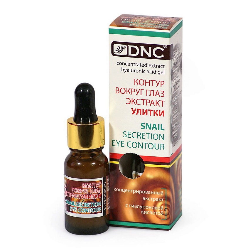 Изображение товара DNC Гель контур вокруг глаз Экстракт улитки Snail Secretion Eye Contour, 10 мл