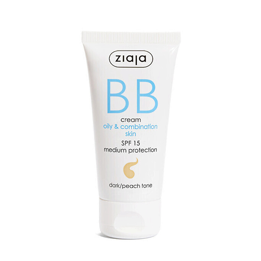 Изображение товара ZIAJA ВВ-крем для жирной и комбинированной кожи SPF 15, Dark/Peach Tone, 50