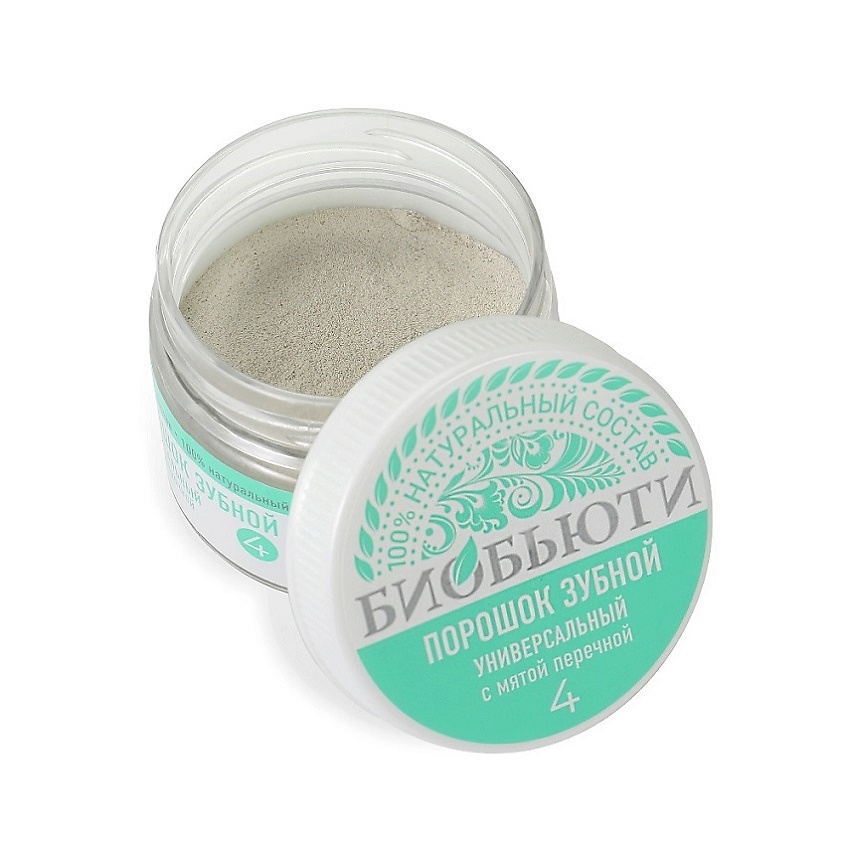 Изображение товара Зубной порошок Биобьюти №4 Универсальный для гигиены зубов и ухода за деснами