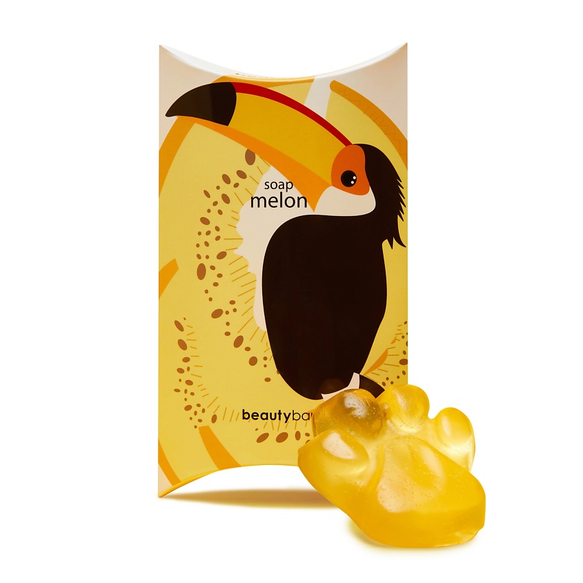 Изображение товара BEAUTY BAR Конжаковое мыло для умывания с ароматом дыни, 1 шт