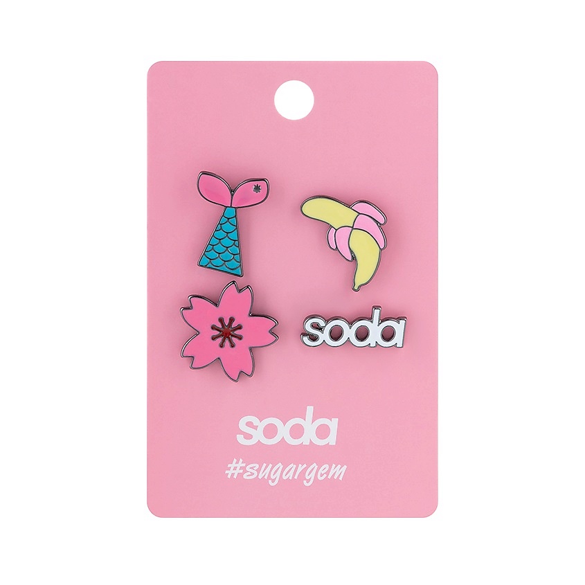 Изображение товара SODA Набор значков SODA 1 #sugargem, Набор, 1 шт