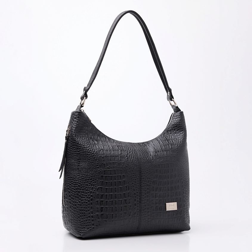 Изображение товара Кожаная сумка хобо Franchesco Mariscotti для женщин