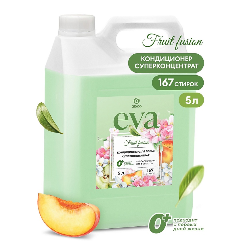 Изображение товара GRASS EVA Fruit fusion Кондиционер для белья концентрированный, 5000 мл