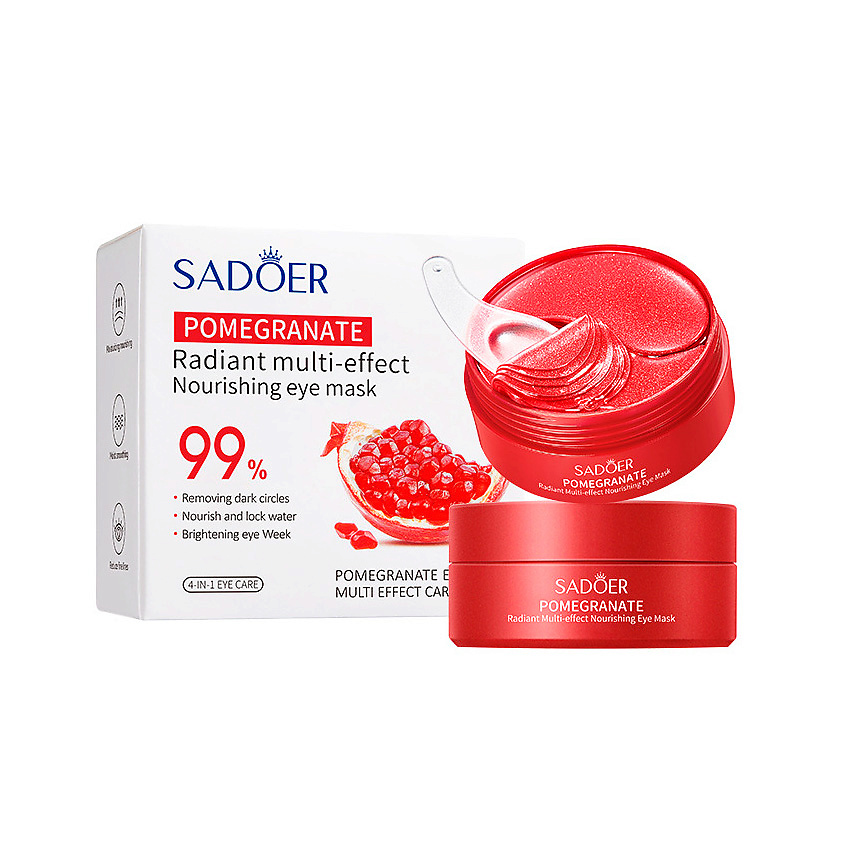 Изображение товара Гидрогелевые патчи для кожи вокруг глаз с экстрактом граната, 80 г