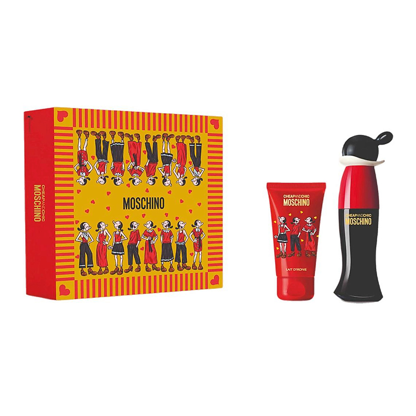 Изображение товара MOSCHINO Подарочный набор женский Cheap And Chic Set, Туалетная вода, спрей 30 мл + лосьон для тела 50 мл