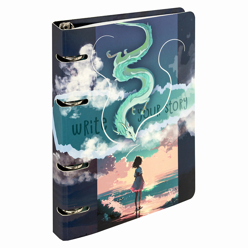 Изображение товара Тетрадь на кольцах 120 листов Аниме BRAUBERG для учебы и работы