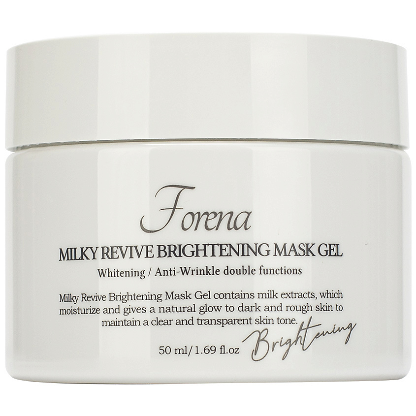 Изображение товара FORENA Маска-гель выравнивающая с молочными протеинами Milky Revive Brightening Mask Gel, 50 мл