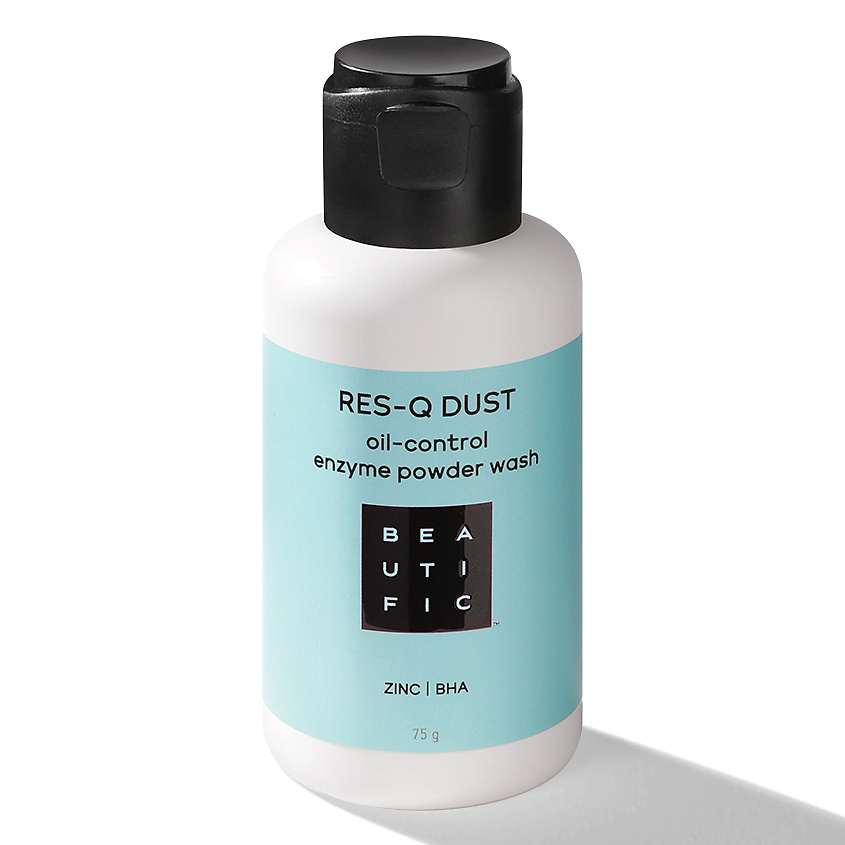 Изображение товара BEAUTIFIC Энзимная пудра для жирной и комбинированной кожи Res-Q Dust, 75 г
