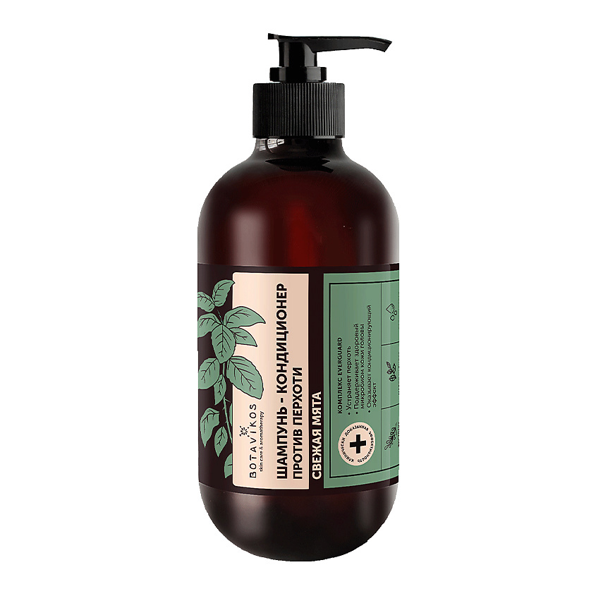 Изображение товара Botavikos Шампунь-кондиционер против перхоти Свежая мята, 470 мл
