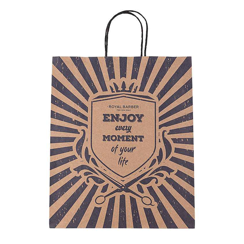 Изображение товара Подарочный пакет Royal Barber Craft размер 33х27,5х12 см для подарков