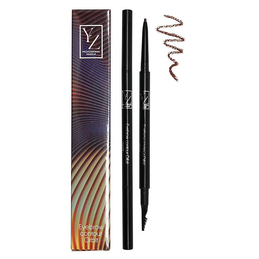 Изображение товара Механический карандаш для бровей YLLOZURE Орбита № 02 1,2 г ухаживающий и тонкий