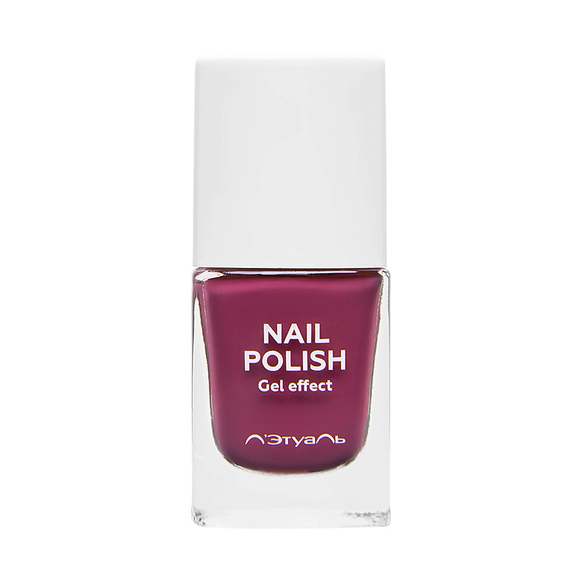 Изображение товара ЛЭТУАЛЬ Лак для ногтей с эффектом гелевого покрытия NAIL POLISH, № 435 grape, 11 мл