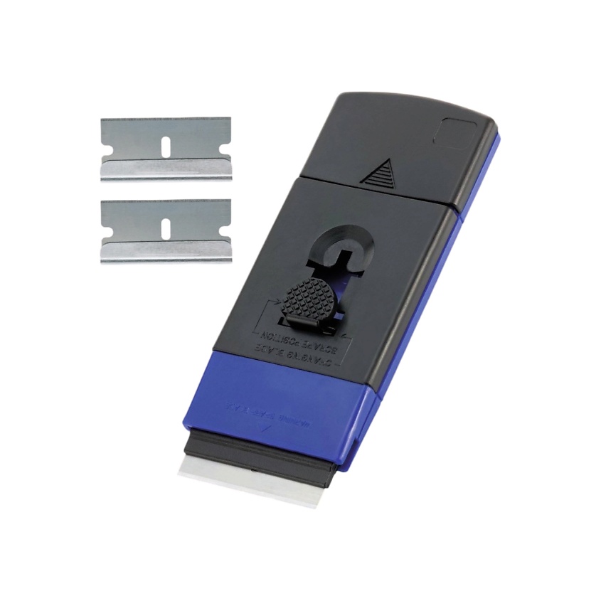 Изображение товара SHINY KITCHEN Скребок для уборки, скребок для плиты, черный, синий