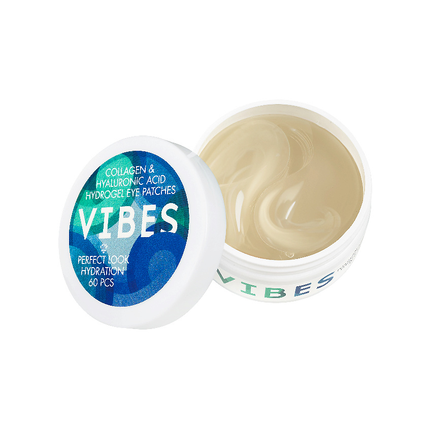 Изображение товара Гидрогелевые патчи для области вокруг глаз с гиалуроновой кислотой и коллагеном VIBES