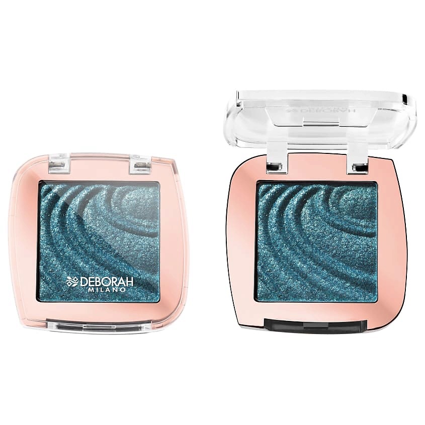 Изображение товара DEBORAH Тени для век водостойкие Color Lovers, № 07 зеленый павлин, 3,5 г
